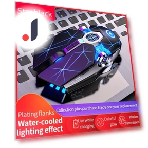 Wireless Silent Gaming Mouse with RGB Lighting — Mouse Pads, Uav parts center