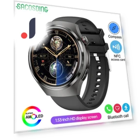 2-in-1 Headphones Compass Smart Watch — Wearable Accessories, SACOSDING