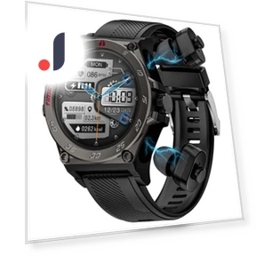 2-in-1 Smart Watch with TWS Bluetooth Earbuds — Smartwatches, Tiktkkkk