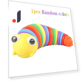 3D Finger Fidget Slug Caterpillar Stretchy Sensory Stress Toy — Blocks, TinyJoy