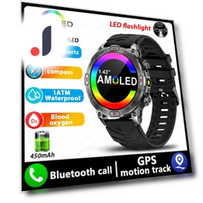 AMOLED Smart Watch — Smartwatches, ElectronicsHome