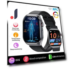 AMOLED Smartwatch with Health Monitoring — Smartwatches, QLY Online