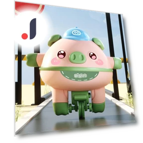 Balancing Robot Gyro Scooter in Pig Shape — Electric Vehicles, Super Go