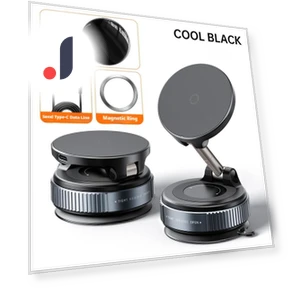 Car Phone Holder with Wireless Charging — Dashboard Installation Kits, Auto Parts Decorate