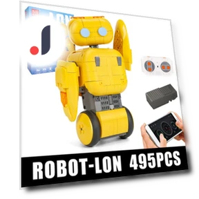 Creative Toys Technical Application RC Intelligent Robot Building Block Educational Toys for Kids Christmas Gifts — Construction Kits, MOULD KING