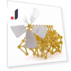 Funny Walker Beast Strandbeest Robot Assembly Model Toy — Construction Kits, TinyJoy