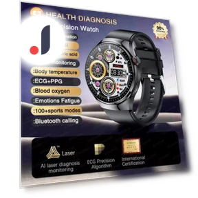 High Precision ECG Blood Lipids Uric Acid Risk Assessment Smartwatch — Smartwatches, QLY Online