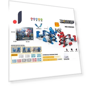 Hydraulic Boxing Versus Robot — Construction Kits, Happy Time For kids
