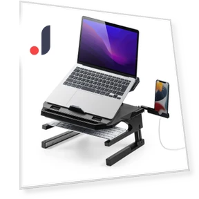 Laptop Computer 3 Height 20 Angle 360 Degree Smartphone Stand — Mounts, Sanwa Direct