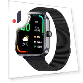 Milanese Strap Smart Watch — Smartwatches, Tiktkkkk