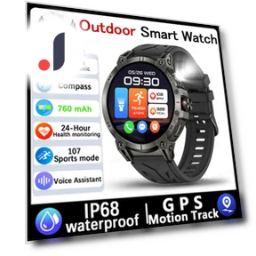 Military Smartwatch for Men — Smartwatches, QLY Online