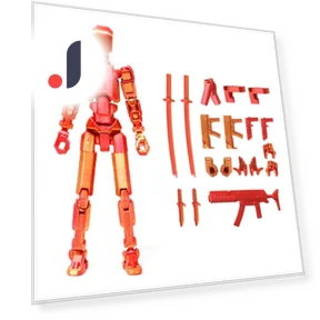 Multi-Jointed Movable Robot 3D-Printed Dummy — Dolls & Figures, Beatury Whp