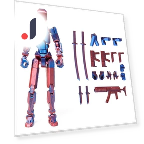 Multi-Jointed Movable Robot 3D-Printed Dummy — Dolls & Figures, Beatury Whp