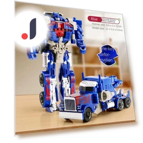 One-Step Transforming Robot Toy — Construction Kits, MINISO