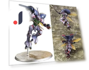 Realistic Poseable Robot Holy Warrior Dunbine — Dolls & Figures, MIYAKO