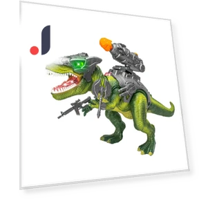 Remote Control Robot Tyrannosaurus Rex — Interactive Figures & Robots, mianduijifengba