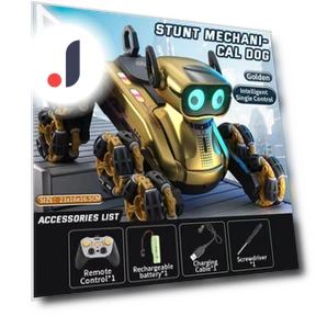 Robot Dog Toy with Remote Control — Interactive Figures & Robots, Toys Space
