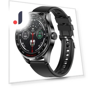Silicone Strap Smart Watch with Bluetooth Headphones — Wearable Accessories, Tiktkkkk