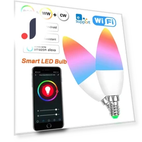 Smart LED Candle Bulb — LED, SaiMili Light