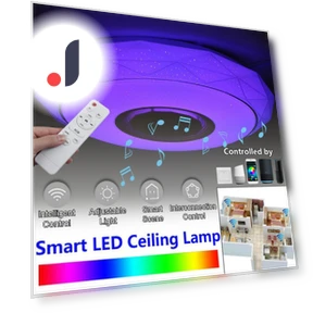 Smart RGB LED Ceiling Light — Overhead Lighting, Decor Dream
