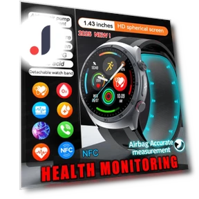 Smart Watch with NFC, ECG, Blood Oxygen Monitor — Smartwatches, ElectronicsHome