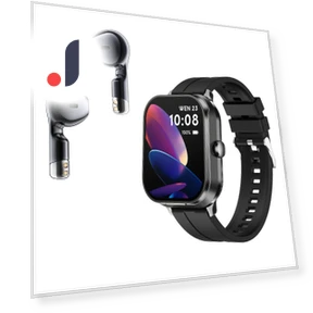 Smartwatch with Bluetooth Earbuds — Wearable Accessories, Tiktkkkk