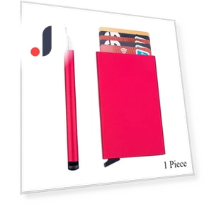 Thin Metal RFID Credit Card Holder — Travel Wallets, Fashionable bags