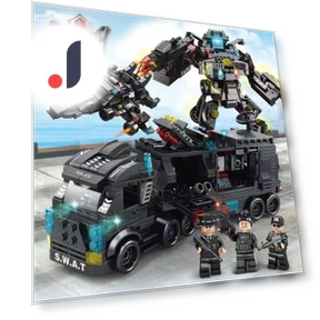 Transforming Gundam Warrior Robot Toy — Construction Kits, Super Go