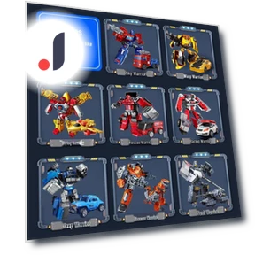 Transforming Mecha Robot Toy — Miniature Rides & Collectibles, Super Go