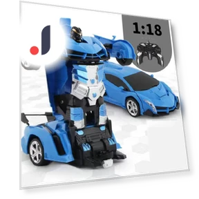 Transforming RC Car Robot — Interactive Figures & Robots, TinyJoy