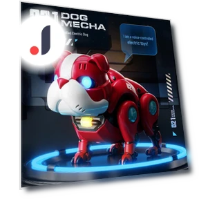 Voice-Controlled Smart Robot Dog — Interactive Animal Companions, Super Go