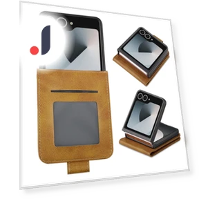 Card Holder Calf Texture PU Leather Folding Phone Cover — Flip Cases, Smartwatch 2025