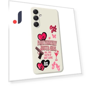 Case Pink Elements Pattern Printing Straight Edge TPU Phone Back Cover — Back Covers, Smartwatch 2025
