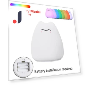 Cute Cat Night Light for Kids — Night Lights, Gisele