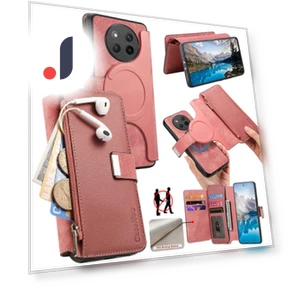 Detachable Magnetic Leather Flip Phone Cover — Smartwatch Protectors, Smartwatch 2025