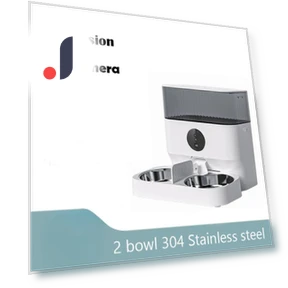 Double Bowl Remote WiFi Control Multi Pet Feeder — Feeders, Surrunme