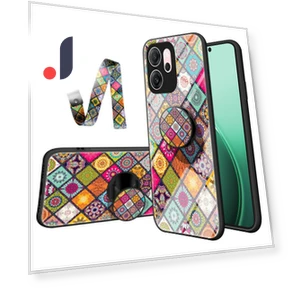 Ethnic Pattern Phone Cover with Kickstand and Strap — Phone Accessories, Smartwatch 2025