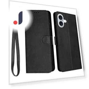 Flip Stand Calf Texture PU Leather Wallet Phone Cover with Strap — Flip Cases, Smartwatch 2025