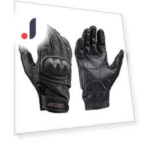 Genuine Leather Hard Smartphone Cow Punching Protector Gloves — Gloves, JAPAN ANIME BRIDGE
