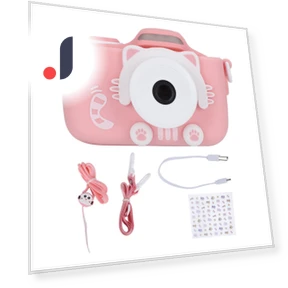 HD IPS Touchscreen Kids Digital Camera — Interactive Animal Companions, ZY-jieri