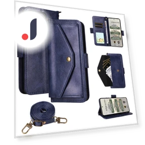Leather Case with Magnetic Closure and Crossbody Strap — Flip Cases, Smartwatch 2025