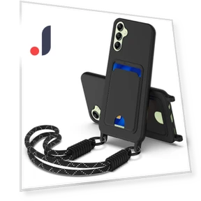 Liquid Silicone Case with Card Holder and Short Strap — Back Covers, Smartwatch 2025