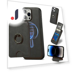 Magnetic Case with Detachable Card Holder — Phone Accessories, Smartwatch 2025