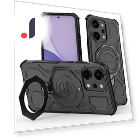 Magnetic Case with Rotating Metal Kickstand — Screen Protectors, Smartwatch 2025