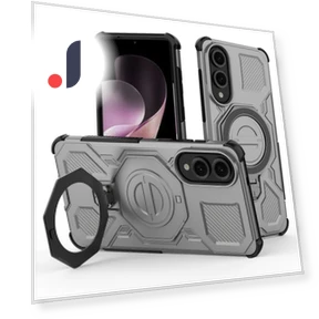 Magnetic Case with Rotating Metal Kickstand — Phone Accessories, Smartwatch 2025