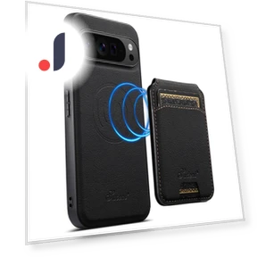 MagSafe Kickstand Phone Cover with Detachable Card Holder — Phone Accessories, Smartwatch 2025