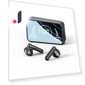 Mirror Bluetooth Wireless Earbuds — In-Ear Headphones, YJMP Headphone