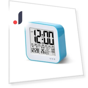 Multifunctional USB Smart Light Sensor Alarm Clock — Alarm, Fashionable bags