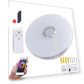 RGB LED Ceiling Light with APP Control — Overhead Lighting, Seahorse Home