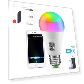 RGB LED Smart WiFi Bulb — LED, MALITAI